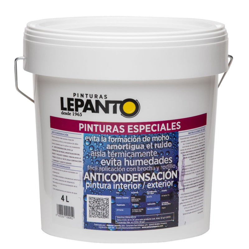 PINTURA PLÁSTICA ANTICONDENSACIÓN. Exterior e Interior