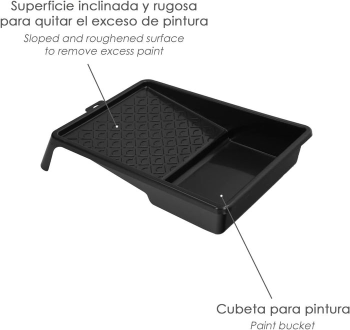 Bandeja para Rodillo de Pintura 22 cm ECO | Cubeta de Polipropileno – detalle 2