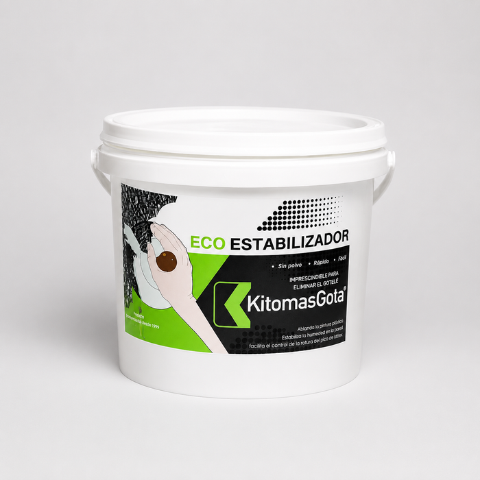 Liquido para quitar gotelé con pintura plástica | Ecoestabilizador Kitomasgota