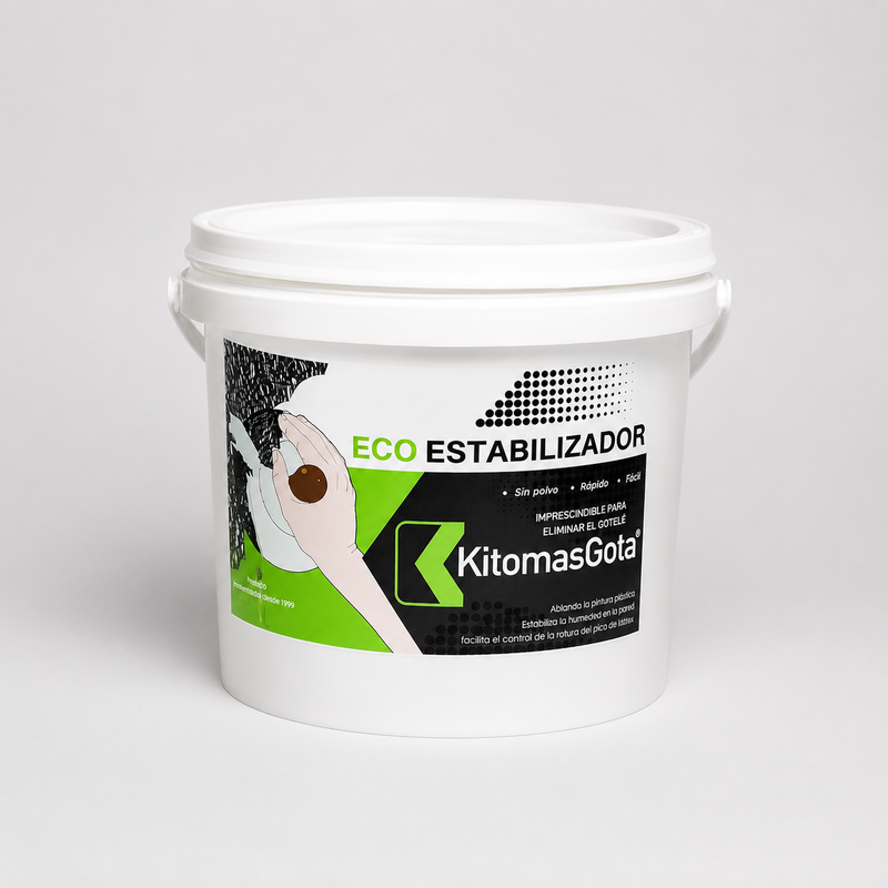 Liquido para quitar gotelé con pintura plástica | Ecoestabilizador Kitomasgota