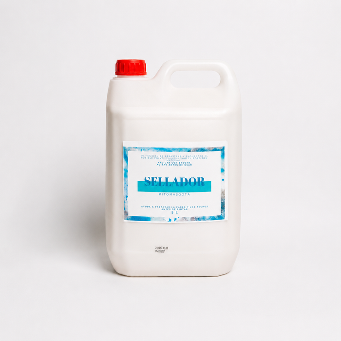 Sellador especial Kitomasgota para preparar paredes antes de pintar
